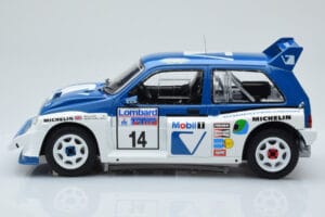 MG Metro 6R4 #14 D. Llewellin / P. Short RAC Rally 1986 IXO 1:18 18RMC068C Metal - imagen 3 de 6