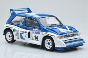 MG Metro 6R4 #14 D. Llewellin / P. Short RAC Rally 1986 IXO 1:18 18RMC068C Metal - imagen 4 de 6