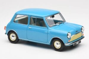Morris Mini Minor Azul Kyosho 1:18 08964BL Metal - imagen 6 de 8