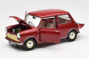 Morris Mini Minor Rojo Kyosho 1:18 08964R Metal - imagen 2 de 8