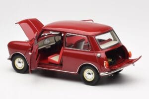 Morris Mini Minor Rojo Kyosho 1:18 08964R Metal - imagen 5 de 8