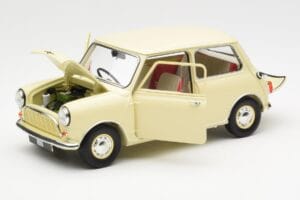 Morris Mini Minor Blanco Kyosho 1:18 08964W Metal - imagen 2 de 8