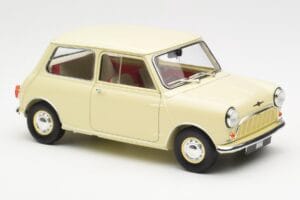 Morris Mini Minor Blanco Kyosho 1:18 08964W Metal - imagen 6 de 8