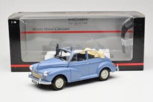 Morris Minor Cabriolet Azul Minichamps 1:18 150137030 Metal - imagen 8 de 8
