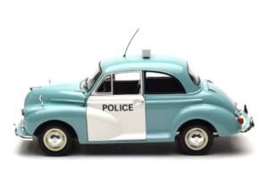 Morris Minor Policía Azul & Blanco Minichamps 1:18 150137090 Metal - imagen 4 de 8