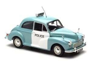 Morris Minor Policía Azul & Blanco Minichamps 1:18 150137090 Metal - imagen 6 de 8