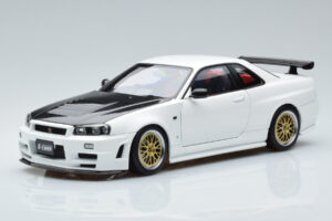Nissan Skyline GT-R R34 Nismo Z-Tune Blanco MotorHelix 1:18