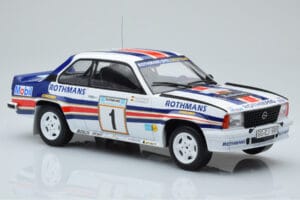 Opel Ascona 400 Rothmans #1 W. Rohrl / C. Geistdorfer Rally Acropolis 1982 IXO 1:18 18RMC097A Metal - imagen 4 de 6