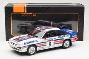 Opel Manta 400 Rothmans #8 J. McRae / I. Grindrod Lombard RAC Rally 1983 IXO 1:18 18RMC038A Metal - imagen 6 de 6