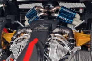 Pagani Zonda Cinque Blanco Benny Almost Real 1:18 850601001 Metal - imagen 9 de 12