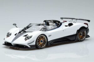 Pagani Zonda HP Barchetta Carbon Fiber Blanco LCD 1:18 LCD18009 WH Metal