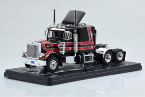 Peterbilt 359 Negro Rojo IXO 1:43