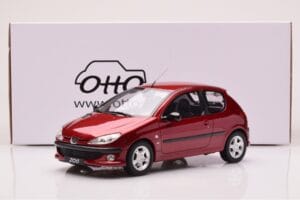 Peugeot 206 S16 Rojo Otto 1:18 OT1039 Resina - imagen 6 de 6