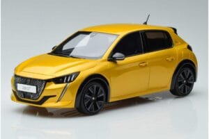 Peugeot 208 GT Line Amarillo Otto 1:18 OT930 Resina