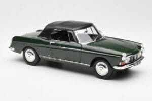 Peugeot 404 Descapotable Antique Green Edición Limitada Norev 1:18 184829 Metal - imagen 6 de 8