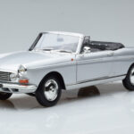 Peugeot 404 Descapotable Plata Norev 1:18
