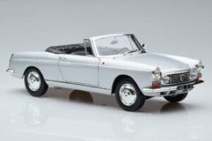 Peugeot 404 Descapotable Plata Norev 1:18 184835 Metal - imagen 6 de 8