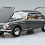 Peugeot 404 Coupe Graphite Gris Norev 1:18 - image 2 of 7