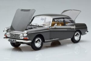 Peugeot 404 Coupe Graphite Gris Norev 1:18 184834 Metal - imagen 2 de 7