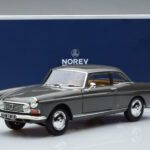 Peugeot 404 Coupe Graphite Gris Norev 1:18 - image 7 of 7