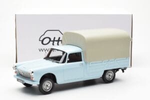 Peugeot 404 Pickup Bache Azul Pastel Otto 1:18 OT1036 Resina - imagen 6 de 6