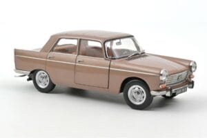 Peugeot 404 Con Caravana Henon Norev 1:18 184837 Metal - imagen 2 de 7