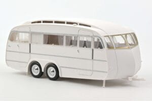 Peugeot 404 Con Caravana Henon Norev 1:18 184837 Metal - imagen 4 de 7