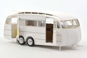 Peugeot 404 Con Caravana Henon Norev 1:18 184837 Metal - imagen 5 de 7