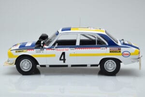 Peugeot 504 Ti #4 T. Makinen / H. Liddon Rally Morocco 1975 IXO 1:18 18RMC044B Metal - imagen 3 de 6