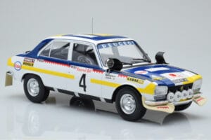 Peugeot 504 Ti #4 T. Makinen / H. Liddon Rally Morocco 1975 IXO 1:18 18RMC044B Metal - imagen 4 de 6