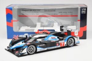 Peugeot 908 HDI FAP LMP1 #7 N. Minassian / P. Lamy / C. Klien 6th Place 24 Hours of Le Mans 2009 Minichamps 1:18 150091207 Me - imagen 6 de 6