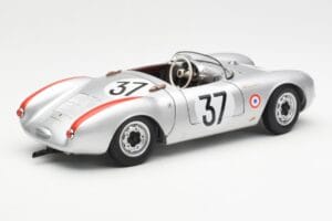 Porsche 550 RS Spyder #37 H. Polensky / R. von Frankenberg 24 Hours of Le Mans 1955 Schuco 1:18 450033400 Metal - imagen 3 de 8
