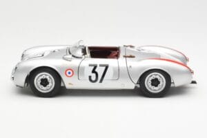 Porsche 550 RS Spyder #37 H. Polensky / R. von Frankenberg 24 Hours of Le Mans 1955 Schuco 1:18 450033400 Metal - imagen 4 de 8