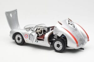 Porsche 550 RS Spyder #37 H. Polensky / R. von Frankenberg 24 Hours of Le Mans 1955 Schuco 1:18 450033400 Metal - imagen 5 de 8