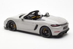 Porsche 718 Spyder Crayon Gris GT Spirit 1:18 GT436 Resina - imagen 5 de 6
