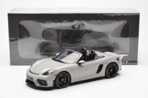 Porsche 718 Spyder Crayon Gris GT Spirit 1:18 GT436 Resina - imagen 6 de 6