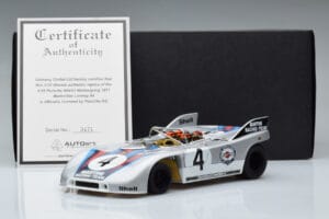 Porsche 908/03 #4 V. Elford / G. Larrousse 1000km Nurburgring 1971 AUTOart 1:18 87181 Metal - imagen 8 de 8