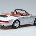 Porsche 911 964 Carrera 2 Cabriolet Plata Norev 1:18 187330 Metal - image 3 of 7