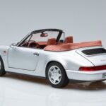 Porsche 911 964 Carrera 2 Cabriolet Plata Norev 1:18 187330 Metal - image 6 of 7
