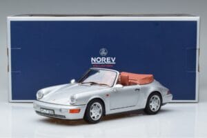 Porsche 911 964 Carrera 2 Cabriolet Plata Norev 1:18 187330 Metal - imagen 7 de 7