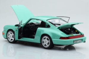 Porsche 911 964 Carrera 2 Mint Verde Norev 1:18 187327 Metal - imagen 3 de 8