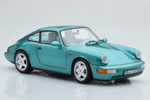Porsche 911 964 Carrera 2 Wimbledon Verde Norev 1:18 187329 Metal - imagen 6 de 8