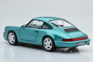 Porsche 911 964 Carrera 2 Wimbledon Verde Norev 1:18 187329 Metal - imagen 7 de 8