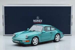 Porsche 911 964 Carrera 2 Wimbledon Verde Norev 1:18 187329 Metal - imagen 8 de 8
