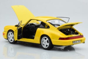 Porsche 911 964 Carrera 2 Amarillo Norev 1:18 187328 Metal - imagen 3 de 8