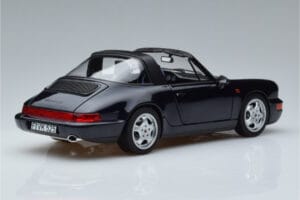 Porsche 911 964 Carrera 4 Targa Azul Norev 1:18 187340 Metal - imagen 3 de 8