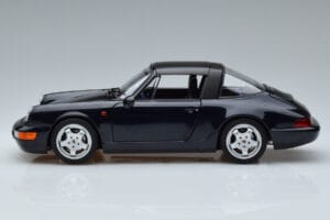 Porsche 911 964 Carrera 4 Targa Azul Norev 1:18 187340 Metal - imagen 4 de 8