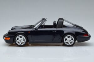 Porsche 911 964 Carrera 4 Targa Azul Norev 1:18 187340 Metal - imagen 5 de 8