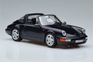 Porsche 911 964 Carrera 4 Targa Azul Norev 1:18 187340 Metal - imagen 6 de 8