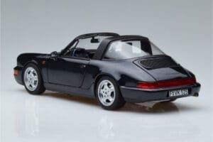 Porsche 911 964 Carrera 4 Targa Azul Norev 1:18 187340 Metal - imagen 7 de 8